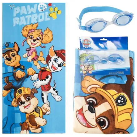 Paw Patrol Handtuch + Schwimmbrillen Set Produktfoto