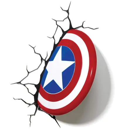 Marvel 3D LED Leuchte Captain America Shield termékfotója
