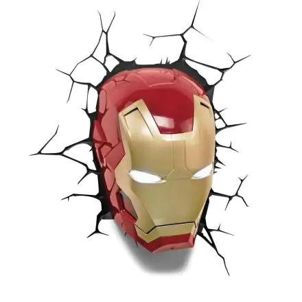 Marvel 3D LED Leuchte Iron Man termékfotója