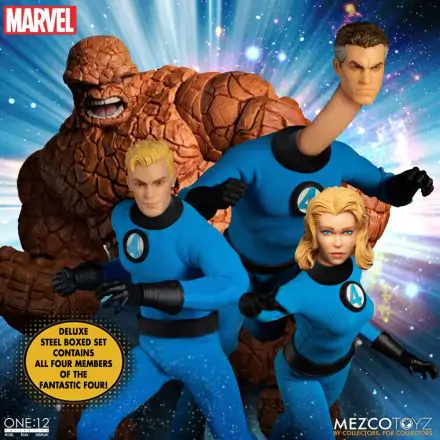 Marvel Actionfiguren 1/12 Fantastic Four Deluxe Steel Box Set 16 cm Produktfoto
