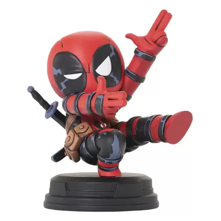 Marvel Animated Statue Deadpool (Finger Guns) 8 cm Produktfoto
