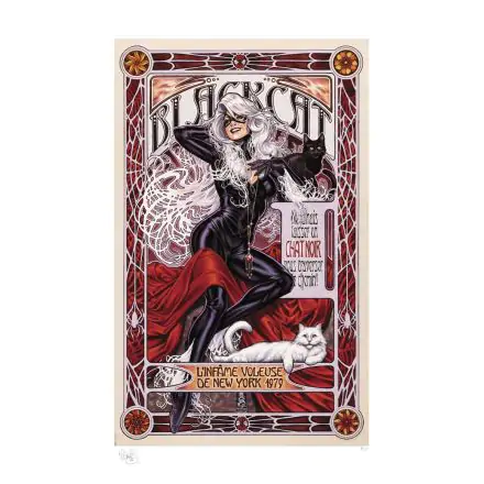 Marvel Kunstdruck Black Cat: L'Infâme Voleuse 46 x 66 cm - ungerahmt Produktfoto