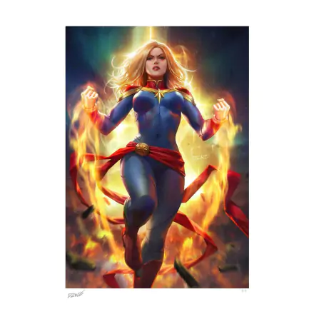 Marvel Kunstdruck Captain Marvel 46 x 61 cm - ungerahmt Produktfoto