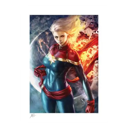 Marvel Kunstdruck Captain Marvel 46 x 61 cm - ungerahmt Produktfoto
