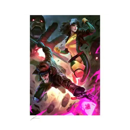 Marvel Kunstdruck Gambit & Rogue 46 x 61 cm - ungerahmt Produktfoto