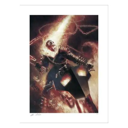 Marvel Kunstdruck Ghost Rider 46 x 61 cm - ungerahmt Produktfoto