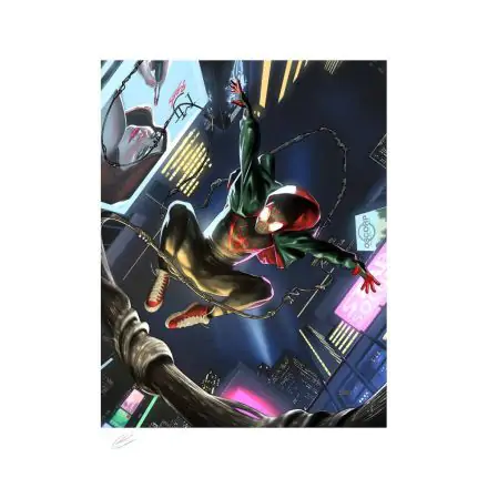 Marvel Kunstdruck Miles Morales: Spider-Man 46 x 61 cm - ungerahmt Produktfoto