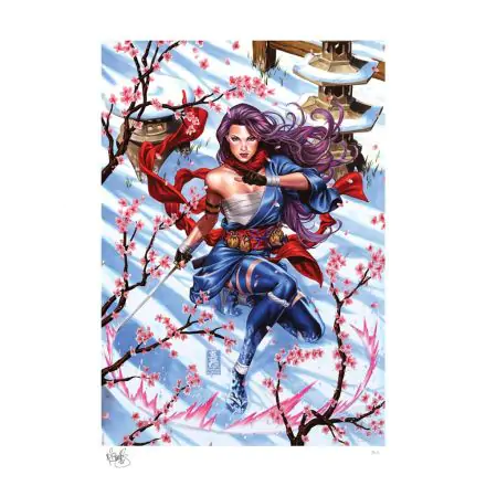 Marvel Kunstdruck Psylocke Demon Days: X-Men 46 x 61 cm - ungerahmt Produktfoto