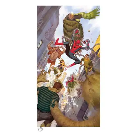 Marvel Kunstdruck Spider-Man vs Sinister Six 43 x 74 cm - ungerahmt Produktfoto