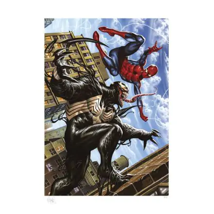 Marvel Kunstdruck Spider-Man vs Venom 46 x 61 cm - ungerahmt Produktfoto