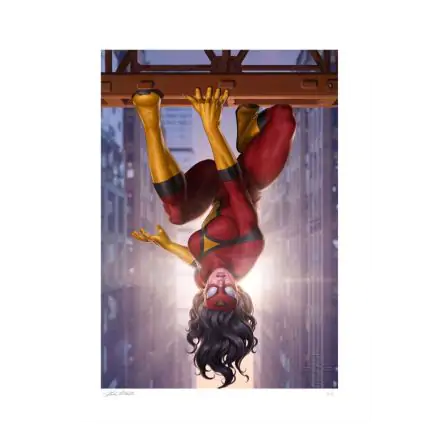 Marvel Kunstdruck Spider-Woman 46 x 61 cm - ungerahmt Produktfoto