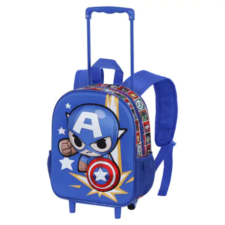 Marvel Avengers Captain America Punch 3D trolley 34cm Produktfoto
