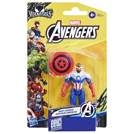 Marvel Avengers Anti-Venom Captain America Figur 10cm Produktfoto