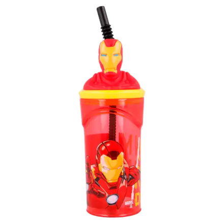 Marvel Avengers Iron Man 3D Figur Glas 360ml Produktfoto