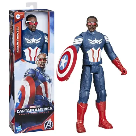 Marvel Avengers Titan Hero Captain America Figur 30cm Produktfoto