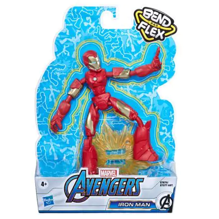 Marvel Avengers Iron Man Bend and Flex Figur Produktfoto