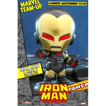 Marvel Comics Cosbaby (S) Minifigur Iron Man (Armor Model 42) 10 cm termékfotója