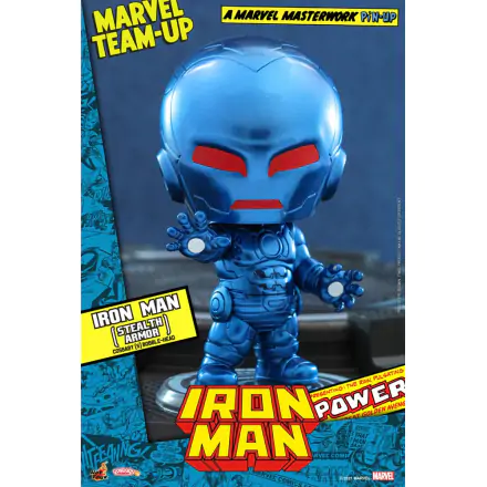 Marvel Comics Cosbaby (S) Minifigur Iron Man (Stealth Armor) 10 cm termékfotója