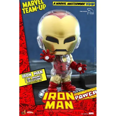 Marvel Comics Cosbaby (S) Minifigur Iron Man (The Origins Collection) 10 cm termékfotója