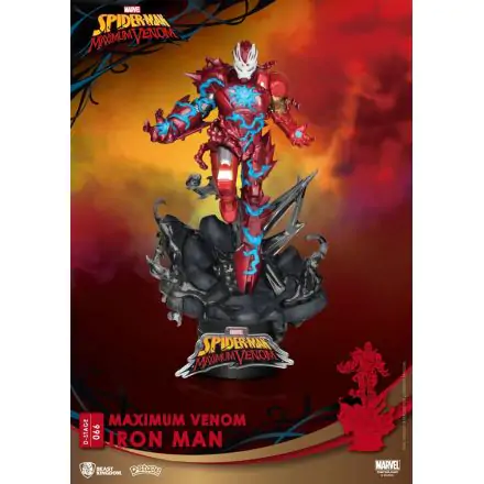 Marvel Comics D-Stage PVC Diorama Maximum Venom Iron Man 16 cm Produktfoto
