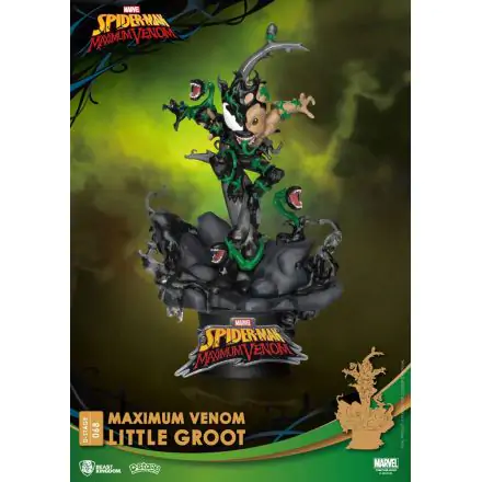 Marvel Comics D-Stage PVC Diorama Maximum Venom Little Groot 16 cm Produktfoto