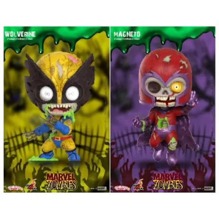 Marvel Cosbaby Wave 1 Wolverine & Magneto Zombies Set Produktfoto