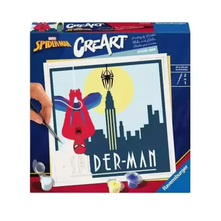 Marvel CreArt Malen nach Zahlen Malset Spider-Man 20 x 20 cm termékfotója