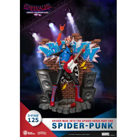 Marvel D-Stage PVC Diorama Spider-Man: Across the Spider-Verse Part One-Spider-Punk 15 cm termékfotója