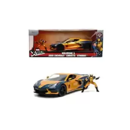 Marvel Diecast Modell 1/24 Chevy Corvette X-Men Wolverine Produktfoto