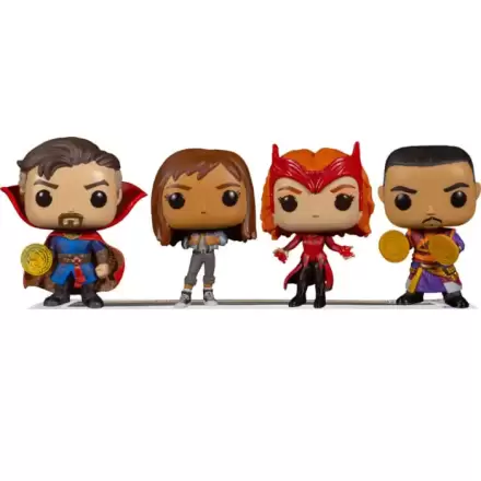 Marvel POP! Movies Vinyl Figuren 4er-Pack Doctor Strange Multiverse of Madness 2 9 cm Produktfoto