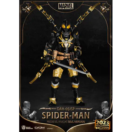 Marvel Dynamic 8ction Heroes Actionfigur 1/9 Medieval Knight Spider-Man B&G Version 21 cm Produktfoto