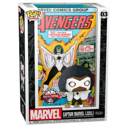 Marvel POP! Art Cover Vinyl Figur Captain Marvel Produktfoto