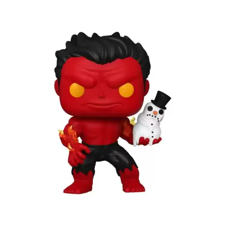 Marvel Funko POP! Vinyl Figur Holiday Red Hulk 9 cm termékfotója