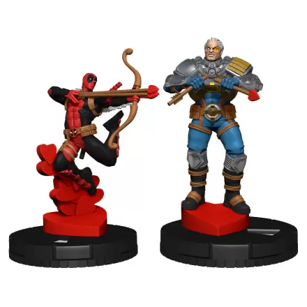 Marvel HeroClix Iconix: Cupid Deadpool an Cable termékfotója