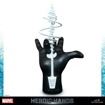Marvel Heroic Hands  Life-Size Statue #1B Spider-Man Black Suit 26 cm termékfotója