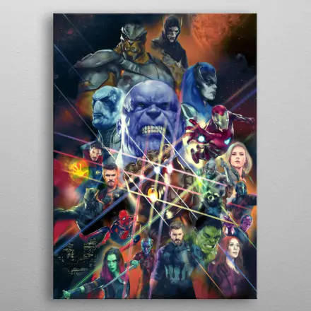 Marvel Metal Poster Infinity War Characters 32 x 45 cm Produktfoto