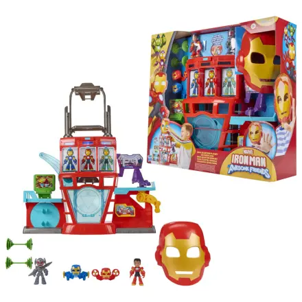 Marvel Iron Man und seine Awesome Friends Hauptquartier Spielset Produktfoto