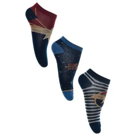Captain Marvel Universe Damen Geheim-Socken 39/41 Produktfoto