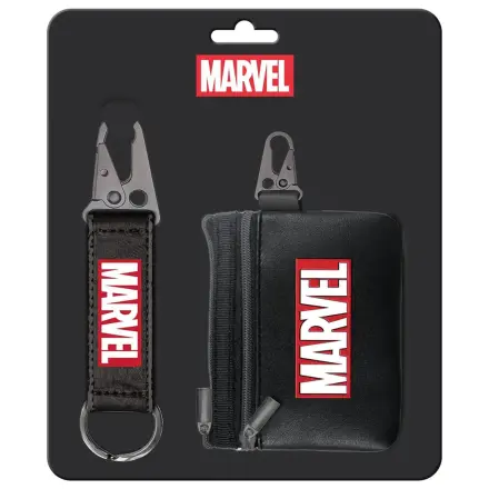 Marvel Schlüsselanhänger + Geldbörsen-Set Produktfoto