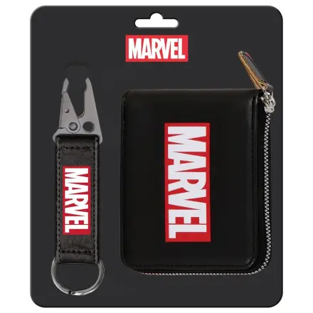 Marvel Schlüsselanhänger + Geldbörsen-Set Produktfoto