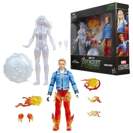 Marvel Legends Series Avengers Doomsday Invisible Woman & Human Torch Pack 2 Figuren 15 Zentimeter Produktfoto