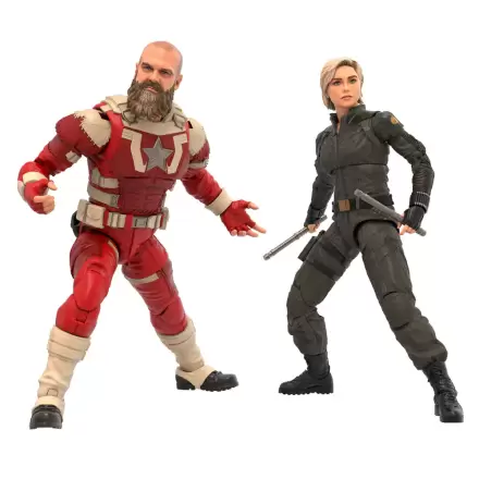 Marvel Legends Thunderbolts Yelena Belova und Red Guardian Pack 2 Figuren Produktfoto