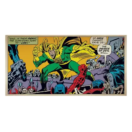 Marvel Leinwandbild Loki Prince of Evil 50 x 100 cm Produktfoto