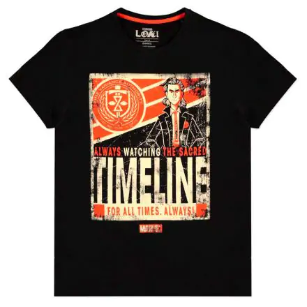 Marvel Loki Timeline poster T-shirt termékfotója