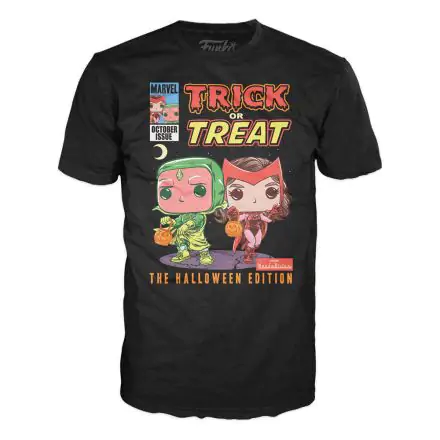 Marvel Loose Funko POP! Tees Scarlet Vision Halloween T-shirt Produktfoto