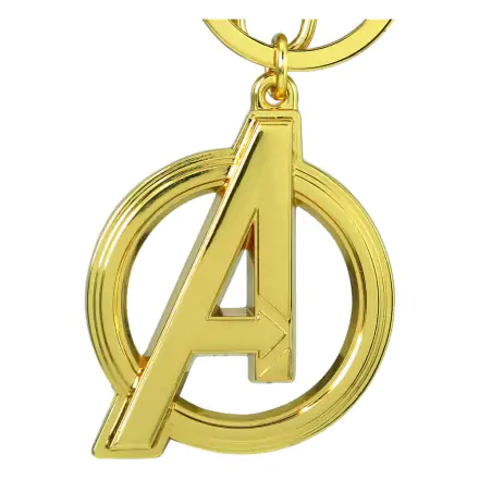 Marvel Metall-Schlüsselanhänger Avengers Classic A Logo Gold Colored termékfotója