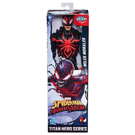 Marvel Spiderman Maximum Venom Miles Morales Titan Figur 30cm termékfotója