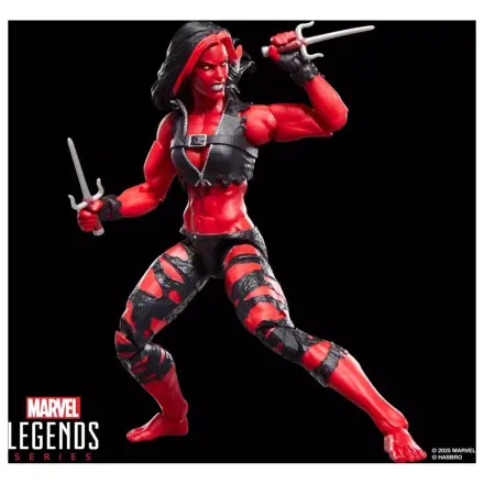 Marvel Red She-Hulk Figur Legends Series 15 cm Produktfoto