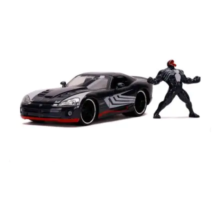 Marvel Spider-Man Hollywood Rides Diecast Modell 1/24 2008 Dodge Viper SRT10 mit Figur Produktfoto