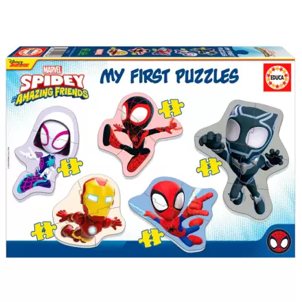 Marvel Spidey Amazing Friends Puzzle 3-5St Produktfoto
